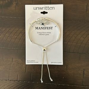 Silver plated adjustable bracelet